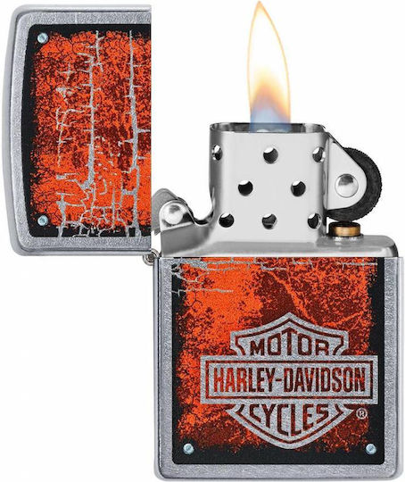 Zippo Ангажимент Пламък в Червен цвят Harley Davidson