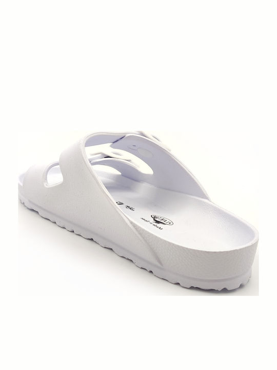 Wanda Men's White Flip Flops