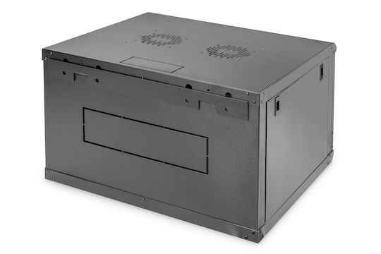 Digitus Монтиран на стена Рак кабинет 7U 60x60x38.5см Черен DN-19 07U-6/6-EC-SW