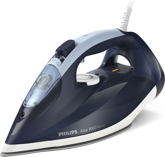 Philips Azur Σίδερο Ατμού 2800W με Συνεχόμενη Παροχή Ατμού 50gr/min Blue