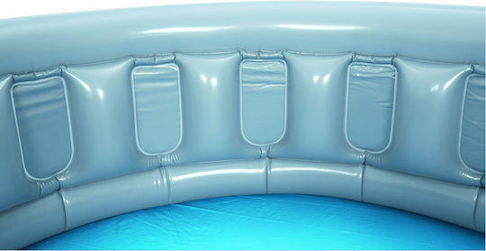 Bestway Детски Кръгъл Басейн 512л Надуваем 152x43см Сребрист
