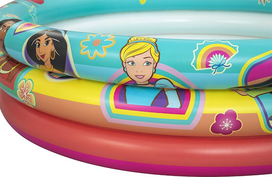 Bestway Children's Round PVC Swimming Pool 200L Inflatable 122x25cm Princess Multicolour
