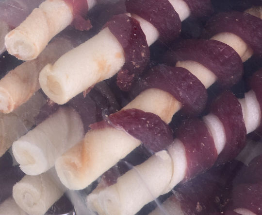 Maced Wrapped Rawhide Λιχουδιές σε Stick Σκύλου Μικρόσωμων Φυλών χωρίς Γλουτένη με Αρνί 500gr