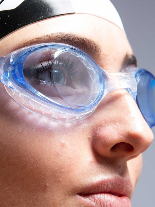 Arena Air Soft Swimming Goggles for Adults with Anti-Glare Lenses Blue