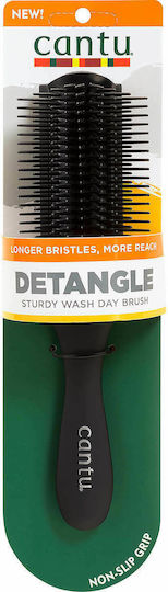 Cantu Detangle Sturdy Wash Day Βούρτσα Μαλλιών Μαύρη