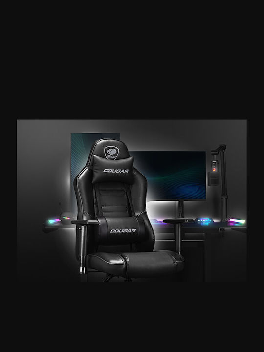Cougar Fusion S Gaming Stuhl mit verstellbaren Armlehnen Schwarz