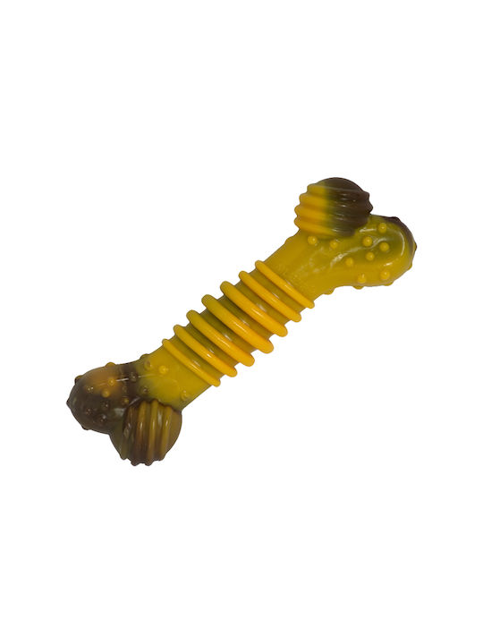 Nylabone Philly Cheesestake Dog Toy Bone Small Brown