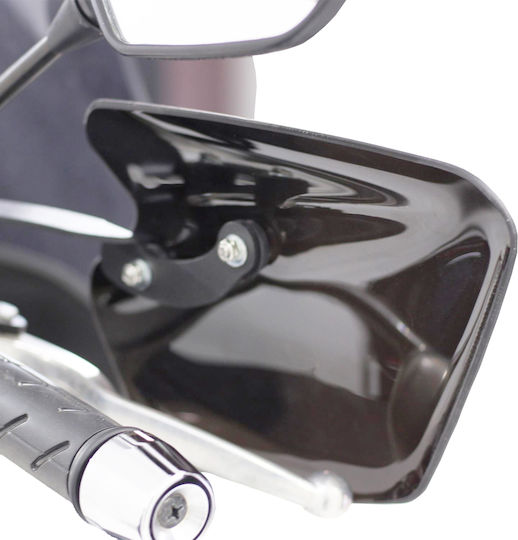 GP Kompozit Motorcycle Protective Hand Guards in Black Colour