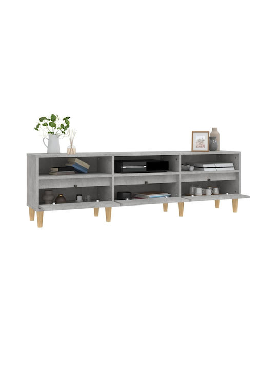 TV-Ständer Grau Beton M150xT30xH44.5cm