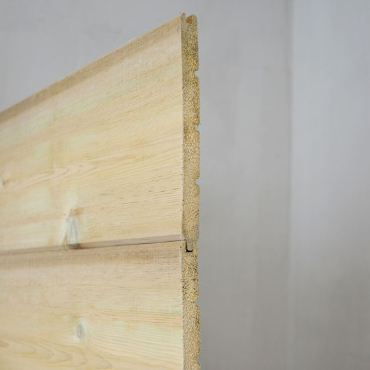 Showood Wood Plank for Garden Flooring 13x4cm