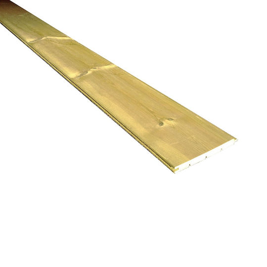 Showood Scândură pentru Podea de Grădină din Lemn 510x13.8buc 1buc