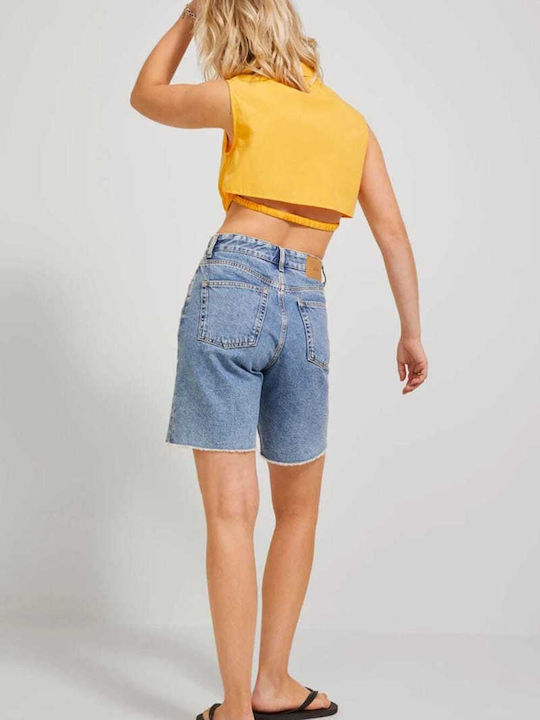 Women's Monochrome Sleeveless Shirt Orange