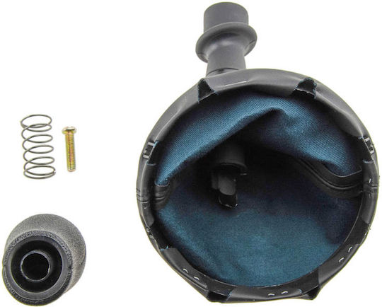 NTY Πόμολο Ταχυτήτων με Φούσκα για Volkswagen Transporter / T5 2003-2015 Μαύρο