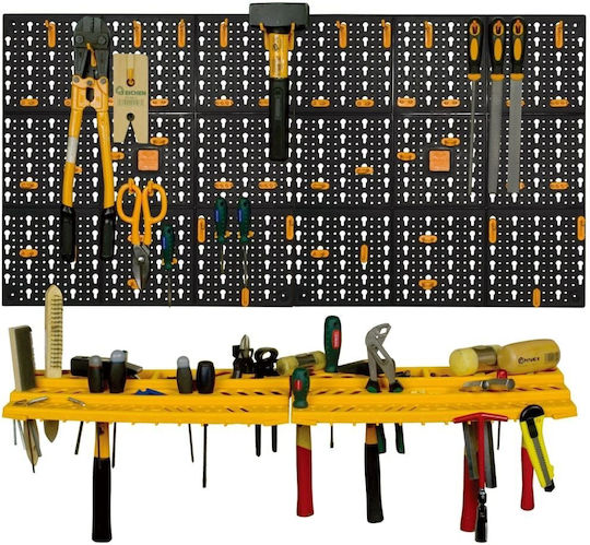 vidaXL Perforierte Wand 100x50cm 151833