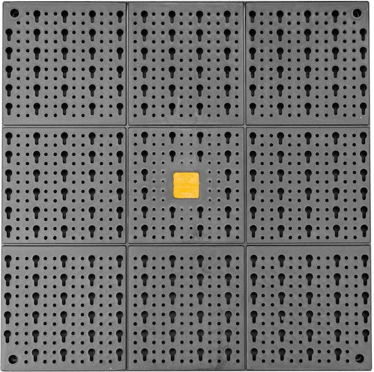 vidaXL Perforierte Wand 100x50cm 151833