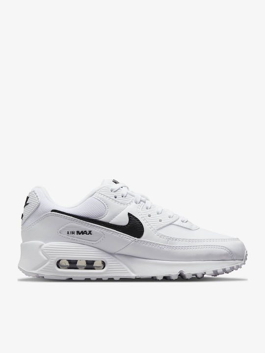 Air Max 90 Adidași Pentru Femei Albi / Negri