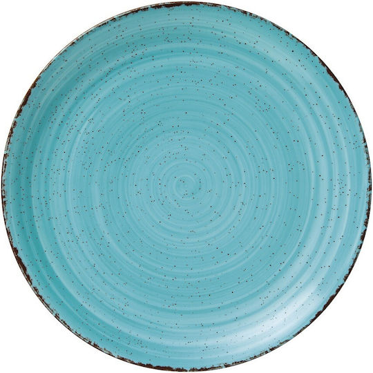 GTSA Teller Untiefe aus Porzellan Blau mit Durchmesser 27.5cm GTSA Teller Untiefe aus Porzellan Blau mit Durchmesser 27.5cm
