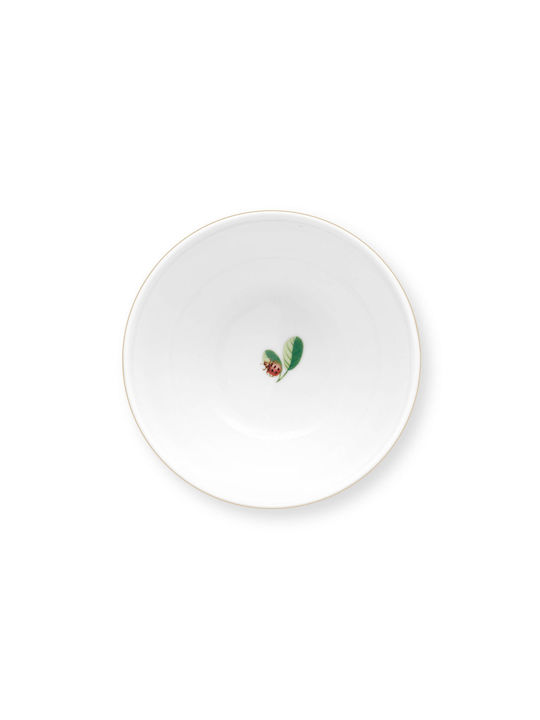 PiP Studio La Majorelle Ice Cream Serving Bowl Round made of Porcelain Yellow with Diameter 9.5cm