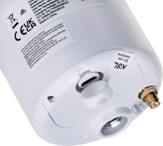 Argus Eco V2 v2 IP Surveillance Camera Wi-Fi Full HD+ 3MP Waterproof with Two-Way Communication and Lens 2.8mm