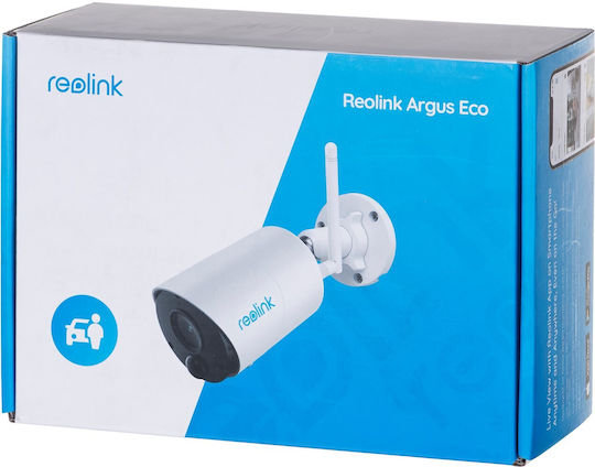 Argus Eco V2 v2 IP Surveillance Camera Wi-Fi Full HD+ 3MP Waterproof with Two-Way Communication and Lens 2.8mm