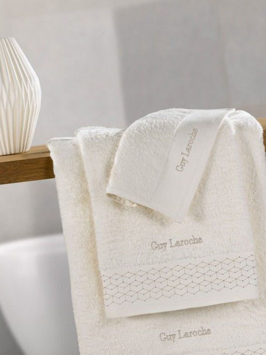 Guy Laroche Set Prosoape de Baie 3 buc Atelier Ivory Greutate 500gr/m²