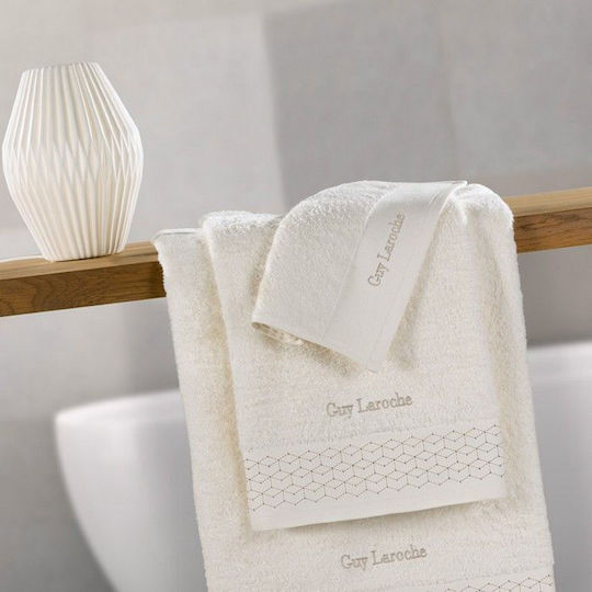 Guy Laroche 3-tlg. Set Badetücher Atelier Ivory Gewicht 500gr/m²