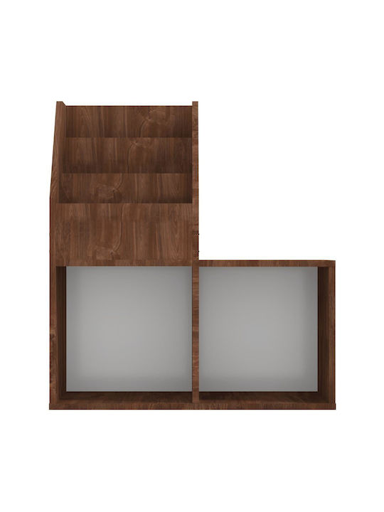 Kids Shelf Wall Mount Brown 71x30x78.5cm