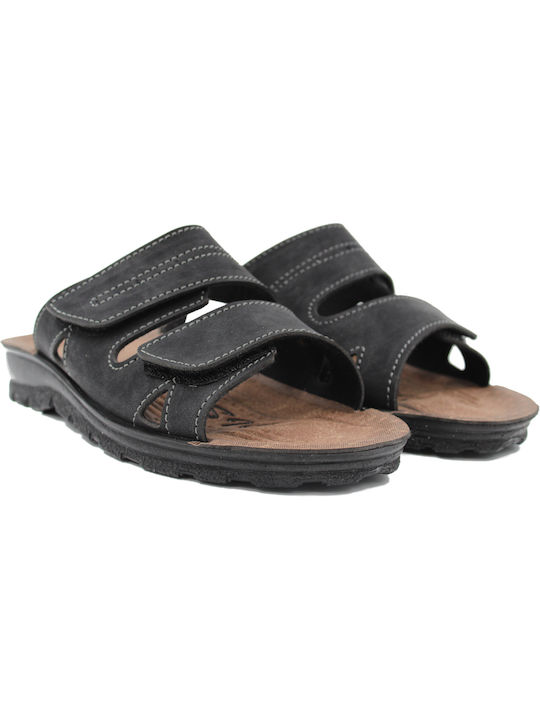 Steps Med Men's Sandals Black