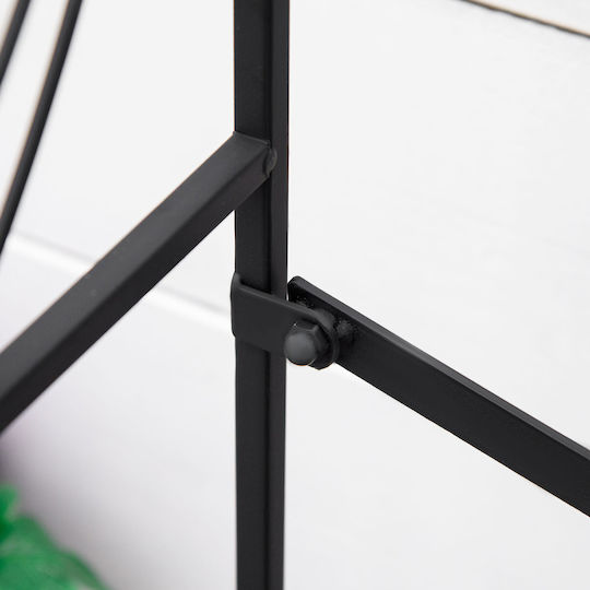 Outsunny Pflanzenständer Metall Schwarz 63cmx95cmx72cmcm.