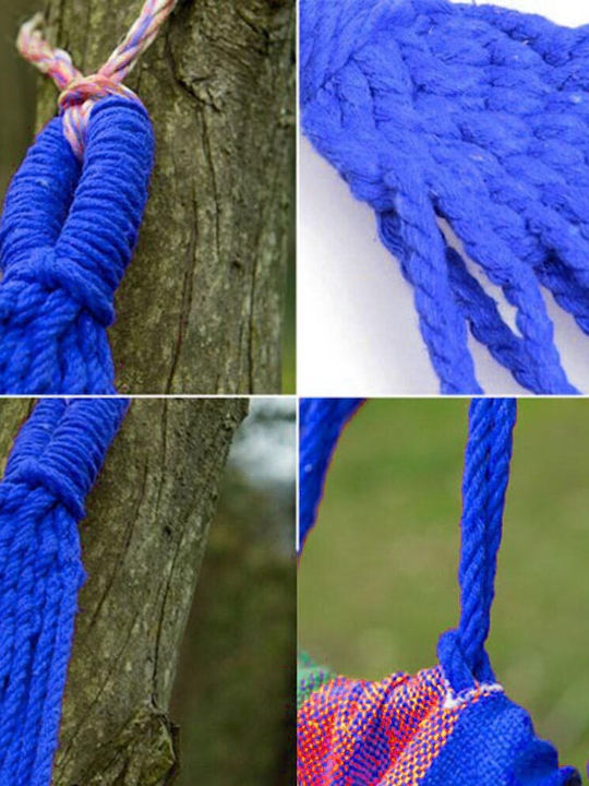 Chanodug 102584 Hängematte Einzeln Stoff Blau 260x130cm Chanodug 102584 Hängematte Einzeln Stoff Blau 260x130cm