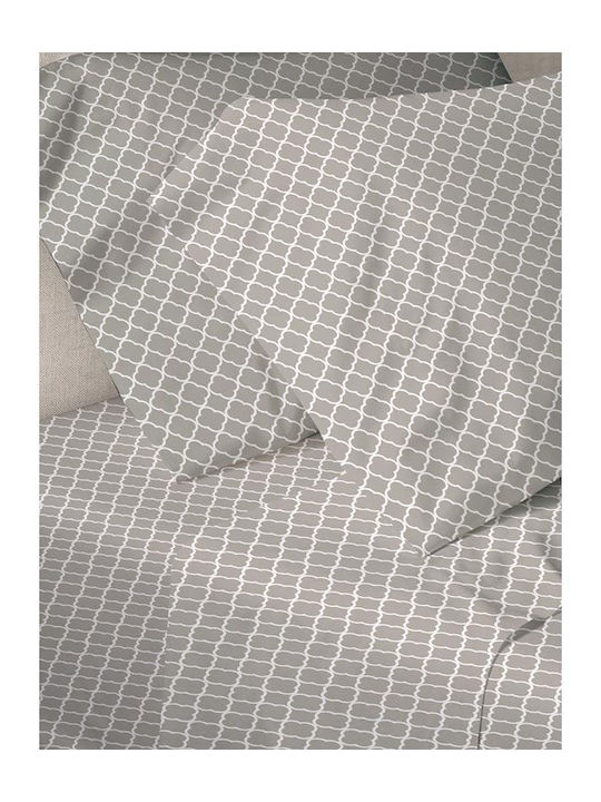 Sunshine Παπλωματοθήκη Μονή 170x250 530 Grey
