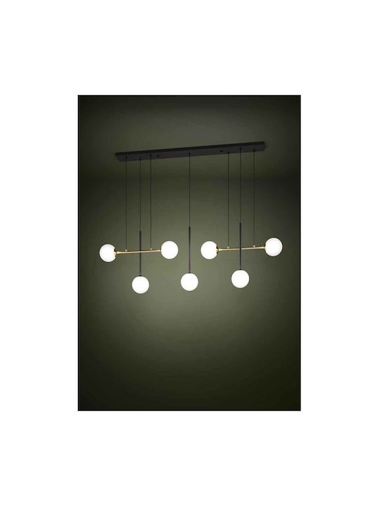 Eglo Paz Pendant Chandelier Rail for 7 Bulbs E14, E.14 Multicolour