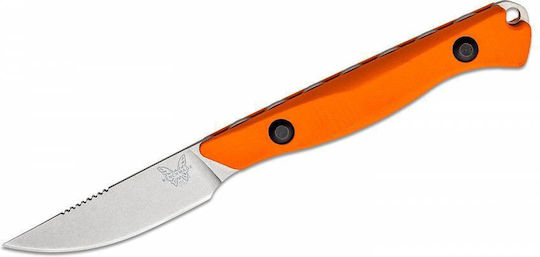 Benchmade Flyway Orange Knife with Sheath