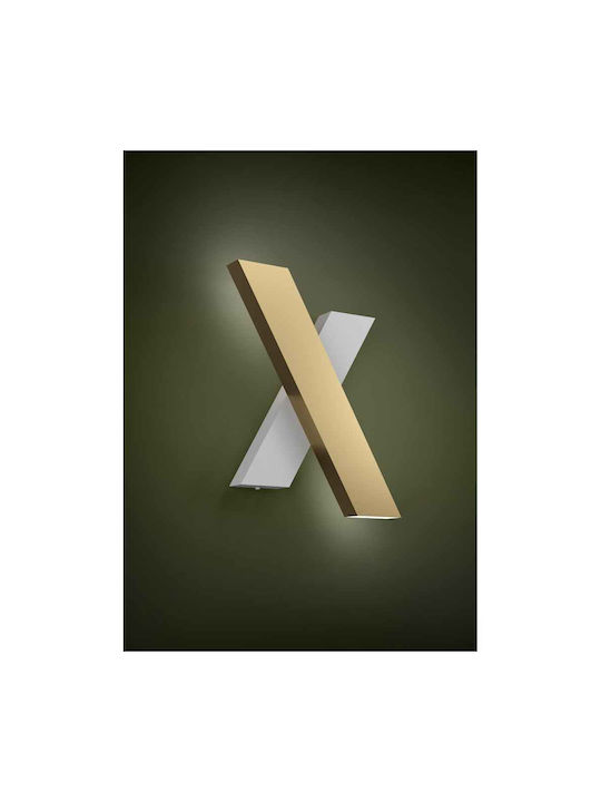 Eglo Brezzara Modern Lamp Wall with Integrated LED and Warm White Light Multicolour 22x22cm