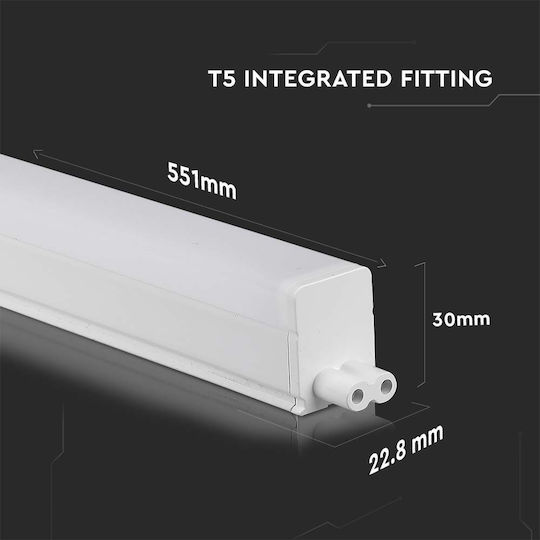 V-TAC Φωτιστικό Πάγκου Κουζίνας LED 7W Naturweiß mit Schalter M55.1xB2.7xH3cm.