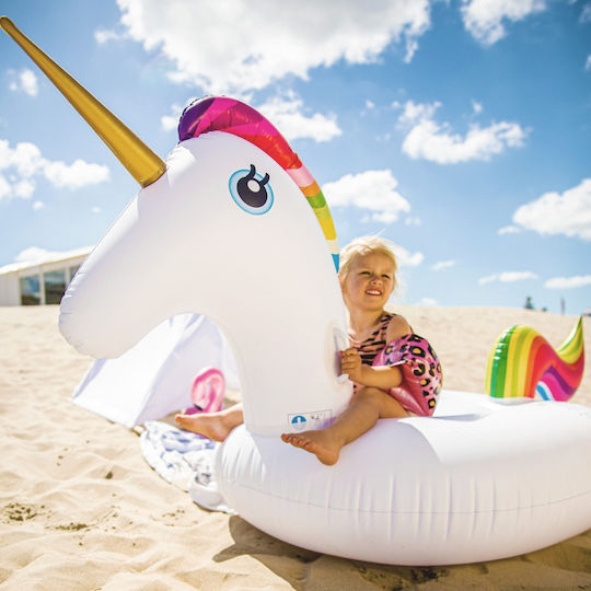Swim Essentials Παιδική Φουσκωτή Σαμπρέλα Θαλάσσης Unicorn Λευκή