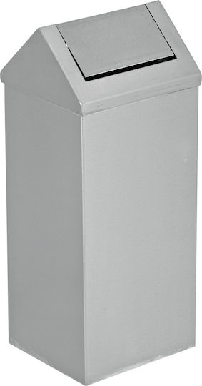Mopatex Metal Coș de gunoi Deșeuri 80lt Inox