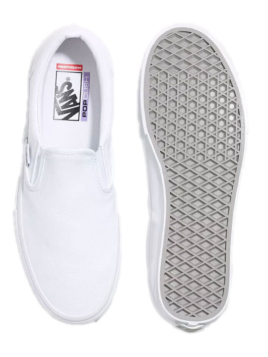 Skate Мъжки Slip-On Бели