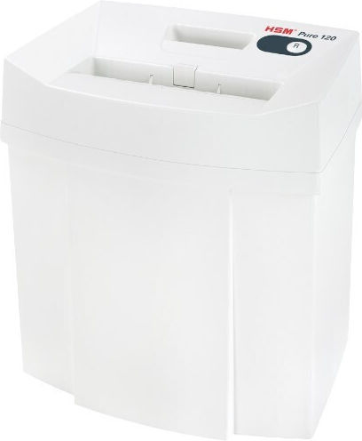 HSM Aktevernichter Pure 120 Streifenschnitt 6 Blätter mit Behälter 20Es