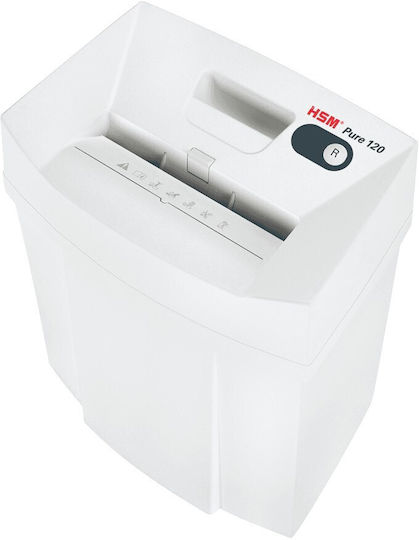 HSM Aktevernichter Pure 120 Streifenschnitt 6 Blätter mit Behälter 20Es
