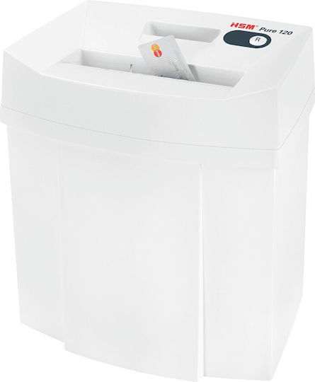 HSM Aktevernichter Pure 120 Streifenschnitt 6 Blätter mit Behälter 20Es