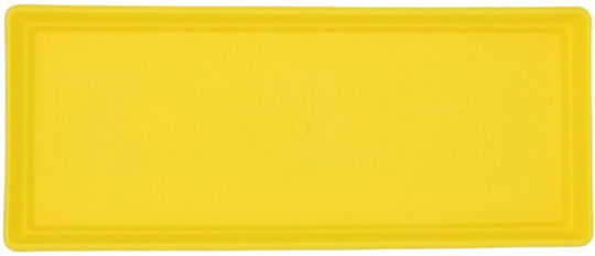 Atmosphera Nr350 Pot Plate Plastic Yellow 45x15cm