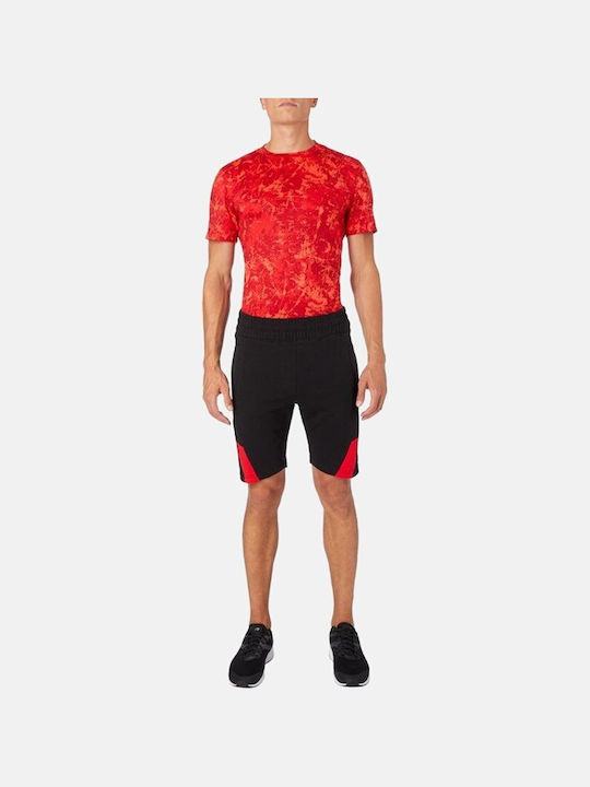 Seppo Ux Спортен Мъжки Къс Панталон Regular Fit Черен