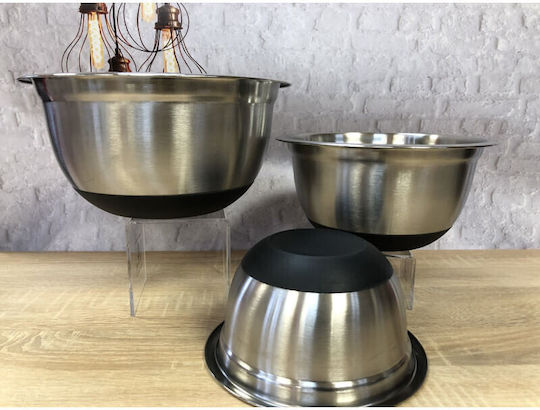 Klausberg KB 7388 Boluri De Amestecare Din Oțel Inoxidabil Set 3pcs