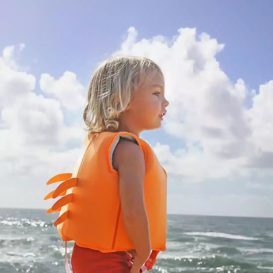 Sunnylife Kids' Life Jacket Neoprene Orange Sonny the Sea Creature