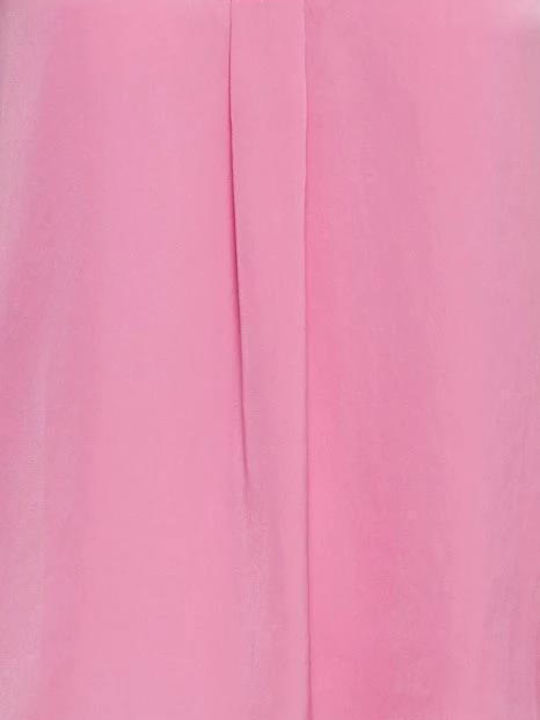 ICHI Women's Summer Blouse Sleeveless with V Neck Super Pink
