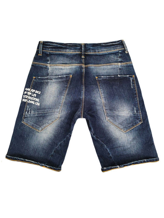 Cosi Jeans 61 Bagnolo 4 Ανδρική Βερμούδα Τζιν Navy Μπλε