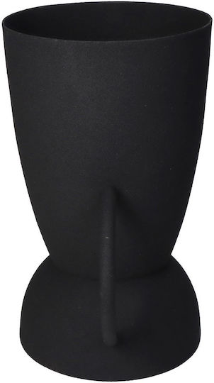 ArteLibre Übertopf Metall Schwarz 20x20x23εκ.