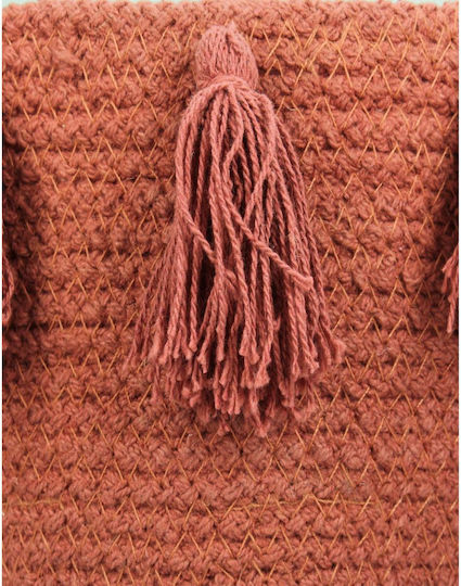 ArteLibre Set Dekorative Körbe Stoff Rosa 25x25x25cm 3 Stück