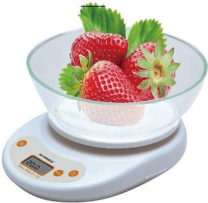 Arrango Digital Kitchen Scale with Bucket up to 5kg Blue
